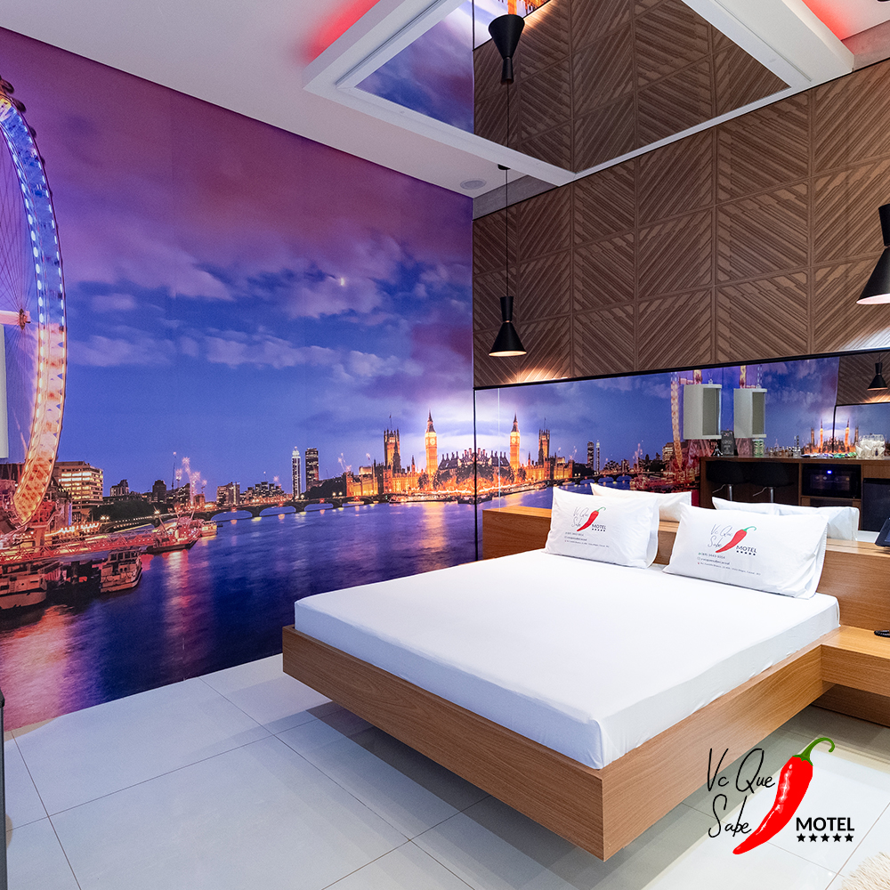 Detalhe da Suíte Suíte Temática Londres