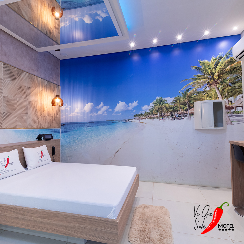 Detalhe da Suíte Suíte Temática Cancún